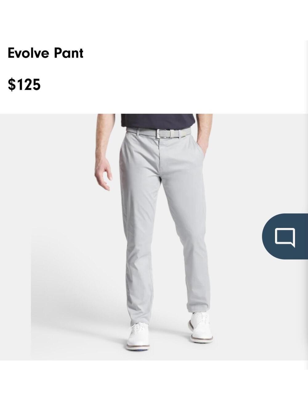 Foot Joy Evolve Golf Pants NWT 32 34 Mens